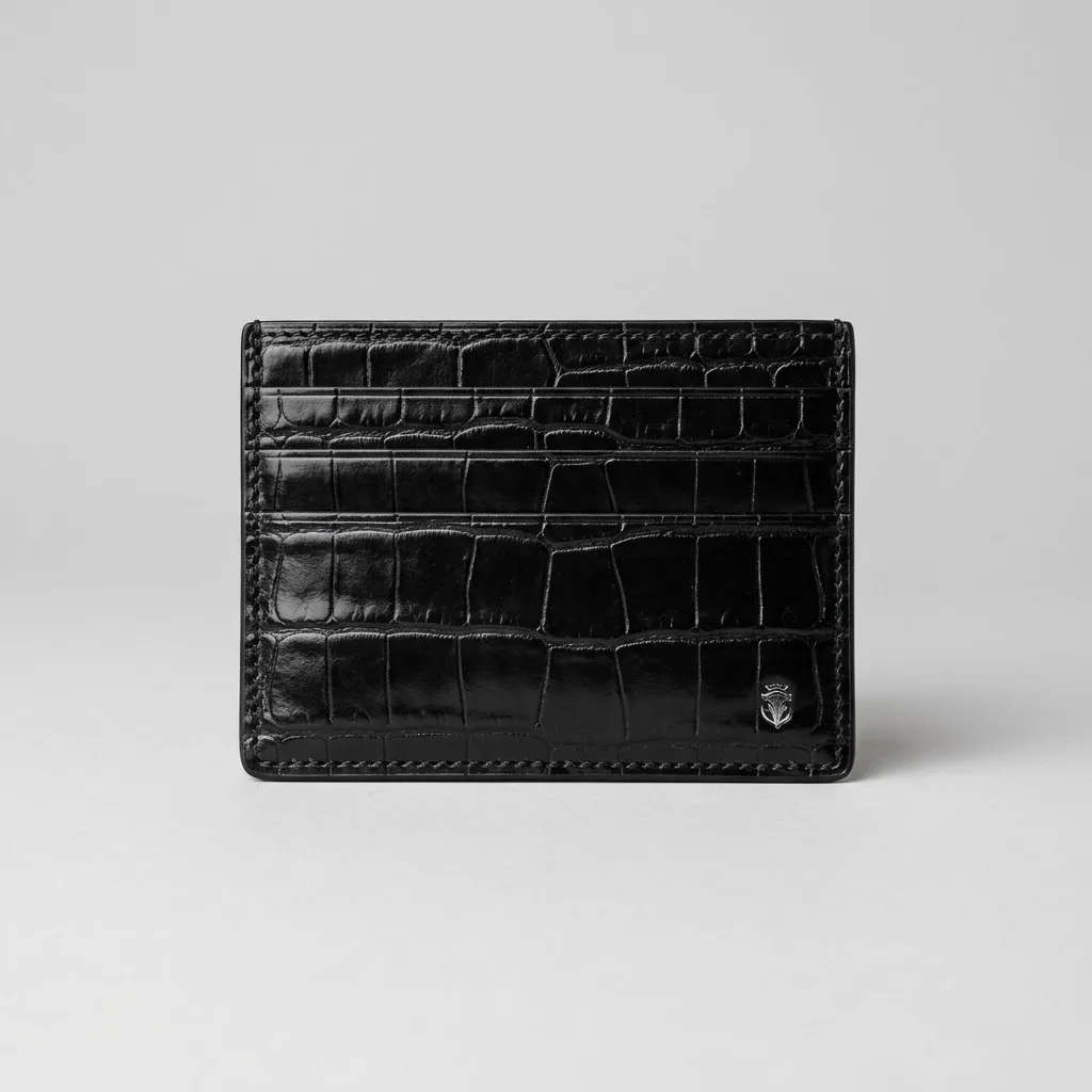 Crocodile Slim Card Holder